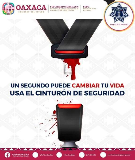 Usa siempre el cinturón de seguridad